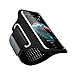 Water Resistant Cell Phone Armband for iPhone X, Xs, 8 Plus, 7 Plus, Samsung Galaxy S9, S9+, Note 8, S8, 5-6 Inch, Reflective Running Workout Exercise Arm Phone Holder + Free Extender (Black, L)