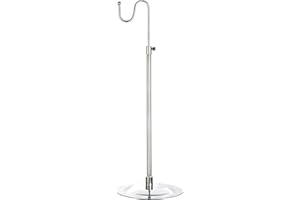 ChengPin Premium Stainless Steel S Hooks - Versatile Handbag Display Stand, Hanger, Wreath, and Wind Chime Stand (Single hook)