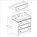 South Shore Heavenly Collection Changing Table, Pure White