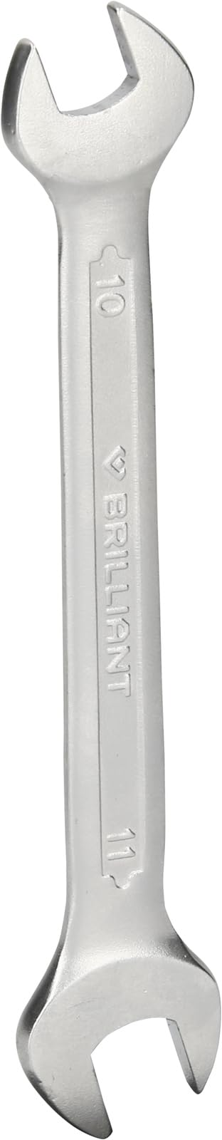 BRILLIANT TOOLS BT010902 Double Open-Ended Spanner 10 x 11 mm [Powered by KS Tools]