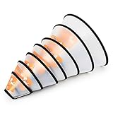 GabeFish Dog Cat Translucent Recovery Collars