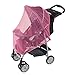 Pink Mosquito Net for Baby Strollers, Carriers, Car Seats, Cradles, Pack'n'Plays, Cribs, Bassinets & Playpens. 44 x 48 Inch, High Density Baby Insect Netting (Pink)