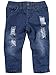Toddler Baby Boy Clothes Short Sleeve T-shirt +Denim Pants Outfits Set Black 2T