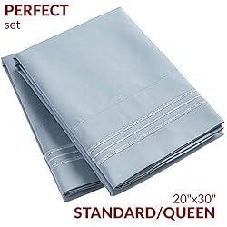 Mellanni Pillow Cases Standard Size Set of 2