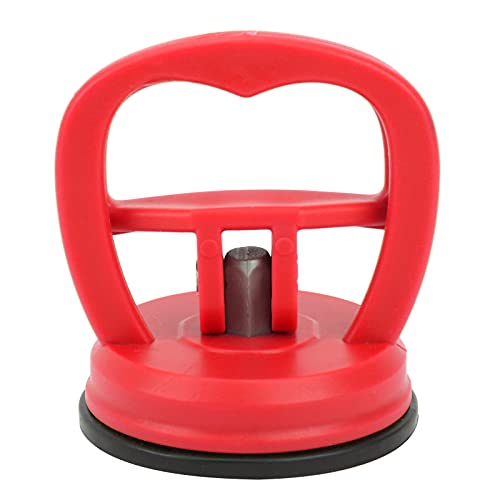 Quilting Ruler Grip Handle Suction Cup Multifunctional Colorful Plastic Ergonomic Ruler Handle for Quilting Ruler Template(Red)