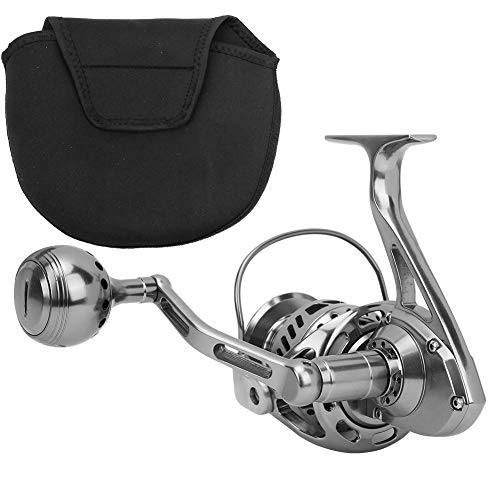 Nannday Verschleißfeste Metallgussrolle, Vollmetallspule Spinning Angelrolle, Seefischerei für Wildfischen – Bild 5