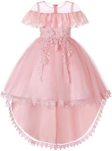 Covermason Baby Girls Party Wedding Dresses, Girls Flower Dress Formal Sequins Wedding Bridesmaid Party Christening Dress Princess Lace Dress for Kids