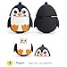 LEIZHAN 5X8GB Cute Animals USB Flash Drive with Chain Bee Fox Owls Penguin Pen Drive Gifts for School Kids and Students Valentine's Day Gift (Pack of 5 Animals)