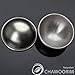 Bath Bomb Ball Molds Bath Fizzies Stainless Steel Molds 2pieces Per 1set D 2.16inch/5.5cm