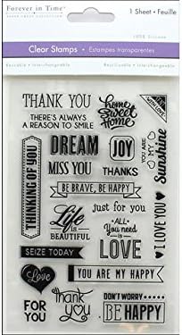 MultiCraft MULCS224.G Clear Stamp Sentiments