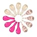 30 Pieces 12 Inches Pink Confetti Balloons Latex Balloons for Girl Baby Shower Wedding Birthday Party Decoration