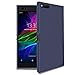 Orzly Razer Phone Case, FlexiCase for The Razer Gaming Smartphone (2017 Android Model) - Protective Flexible Silicon Gel Phone Case in Blue