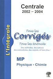 Physique et chimie, MP