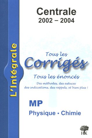 Physique et chimie, MP