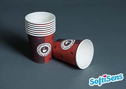 1000 x 0,2l Coffee to go Becher Kaffeebecher, Pappbecher, Hartpapierbecher, Einwegbecher