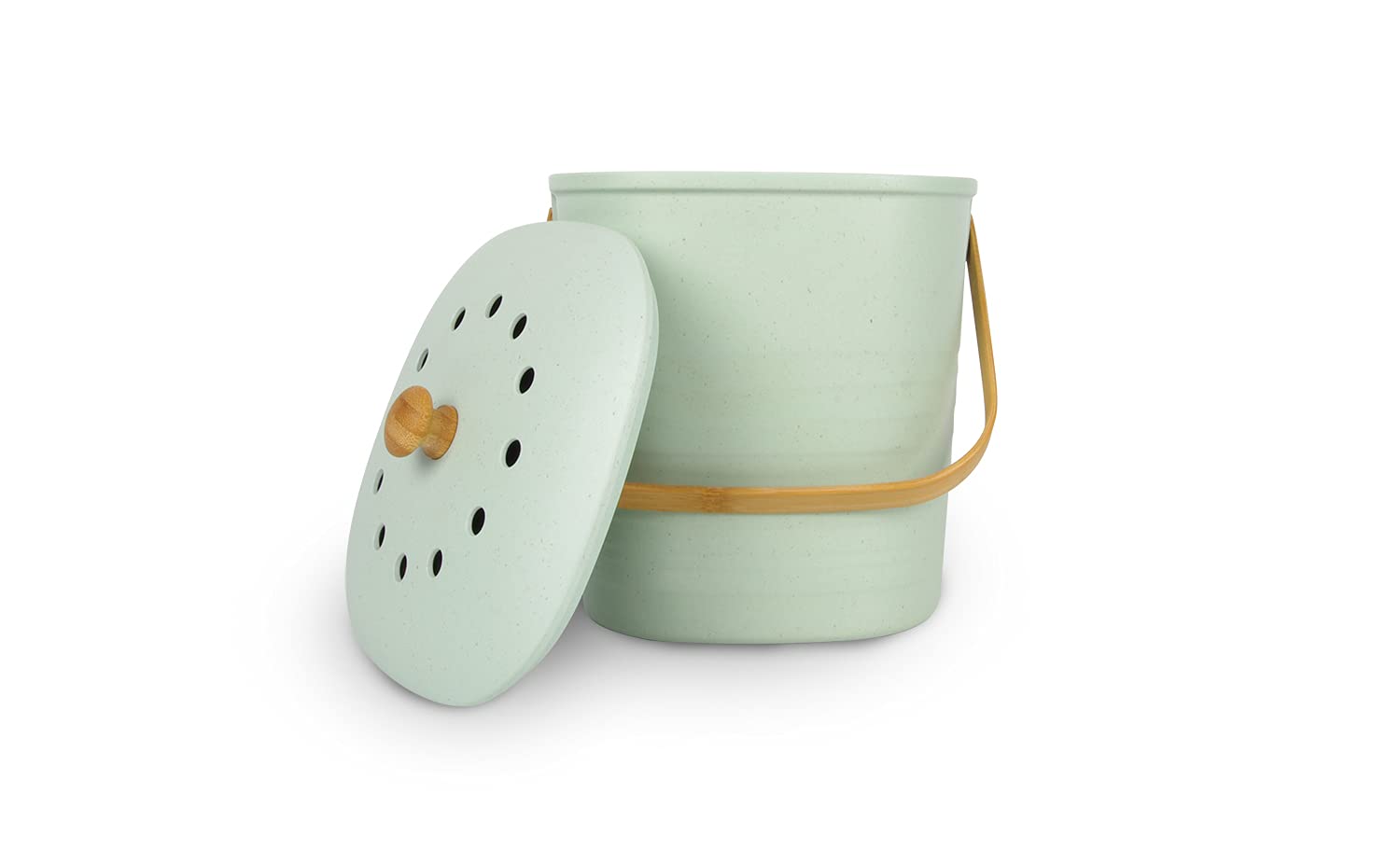 BIRAMBEAU - Compost Bucket 3.5 liters, Colour Green