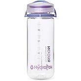 HydraPak Recon Twist & Sip - Wide Mouth Recycled Plastic Water Bottle (24oz or 32oz) - Eco Friendly, BPA Free, Easy Carry