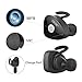 GRDE Bluetooth Earbuds, True Wireless Stereo Earphones Noise Isolation Mini Sweatproof Sports Headphones with Mic Dual in-Ear Buds Headset (Black)
