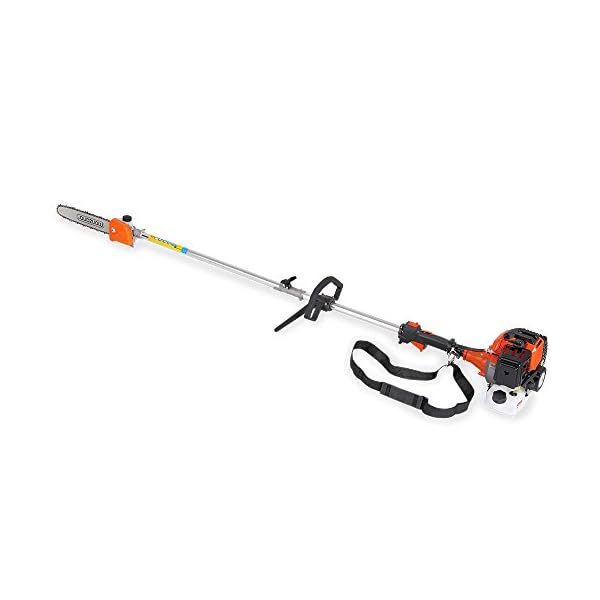 Gardebruk Benzin Motorsense GBMT520 2 PS Tragegurt 5 in 1 Multitool 1m Verlängerung Heckenschere verstellbar… – Bild 5