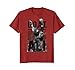 Muhammad Ali MUHAMMAD ALI Red Adult Unisex Classic Fit Short Sleeve T-Shirt, Small