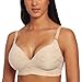 Bali Women's Comfort Revolution Convertible Wirefree Bra, Nude,42B