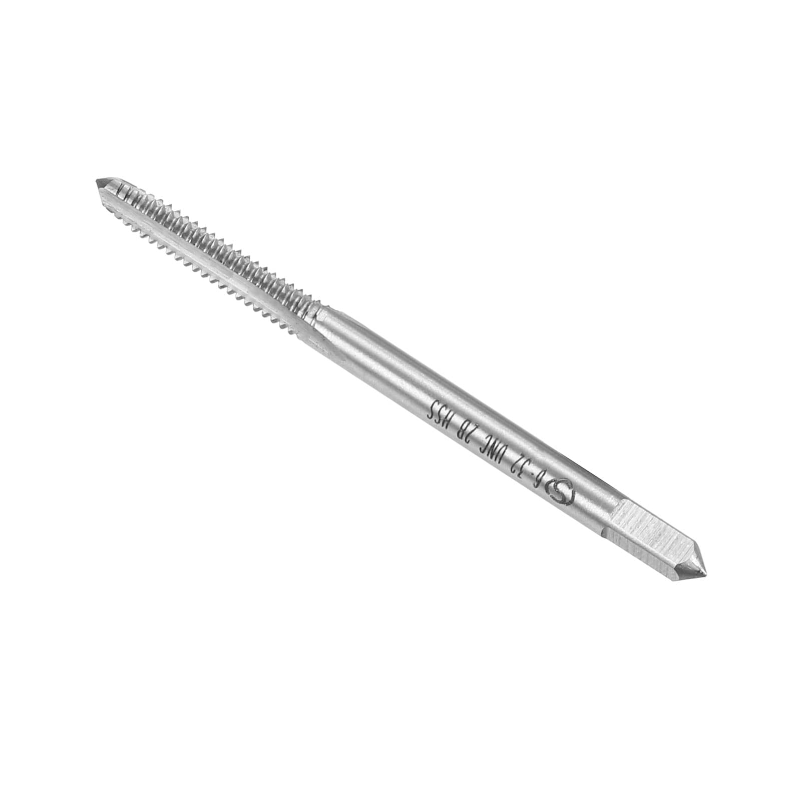 CoCud Thread Milling Taps, 6#-32 UNC Thread 2B, High Speed Steel Machine 3 Straight Flutes Screw Threading Tool - (Applications: for Tapping Drilling Machine), 1-Piece — image 1