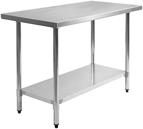 New Stainless Steel Commercial Kitchen Work Food Prep Table - 30" x 48"