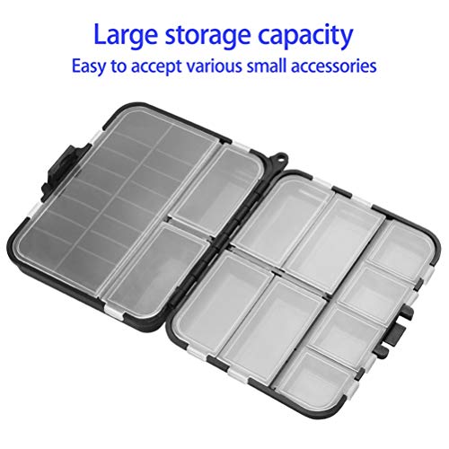 ZHUSHI 1PC Black Multifunktionales Angelgerät Box Angelwerkzeug Organizer Angelgerät Container Für Angler – Bild 3