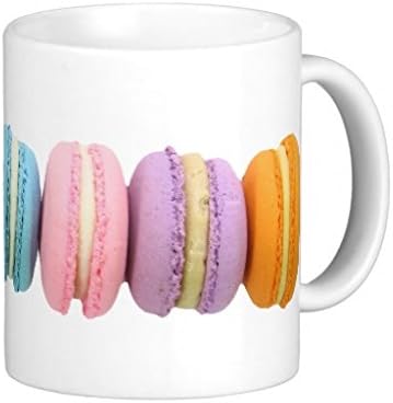 HURKI Macarons Classic White Coffee Mug