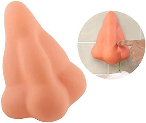 SHZONS Fun Runny Nose Shower Body Wash Soap Shampoo Gel Dispenser Suction Hooks Bath Accessories