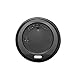 Karat C-KDL508B Sipper Dome Lid for Hot Cups (Fits 8 oz Capacity), Black (Case of 1000)