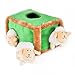 ZippyPaws Burrow Squeaky Hide and Seek Plush Dog Toy, Sheep Pen