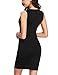 Lamilus Women's Summer Elegant Crisscross Deep V Neck Sleeveless Sexy Bodycon Party Dress
