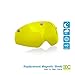 Base Camp Cycling Bike Helmet with Detachable Visor - CPSC Safety Certified, M Size 21.25-22.83 Inches (YellowLens)