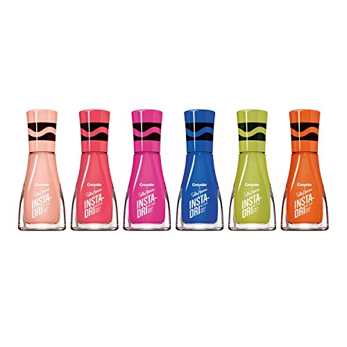Sally Hansen Insta Dri Crayola Schools Out School's Out Limited Edition Nail Polish Set,  Variety Pack