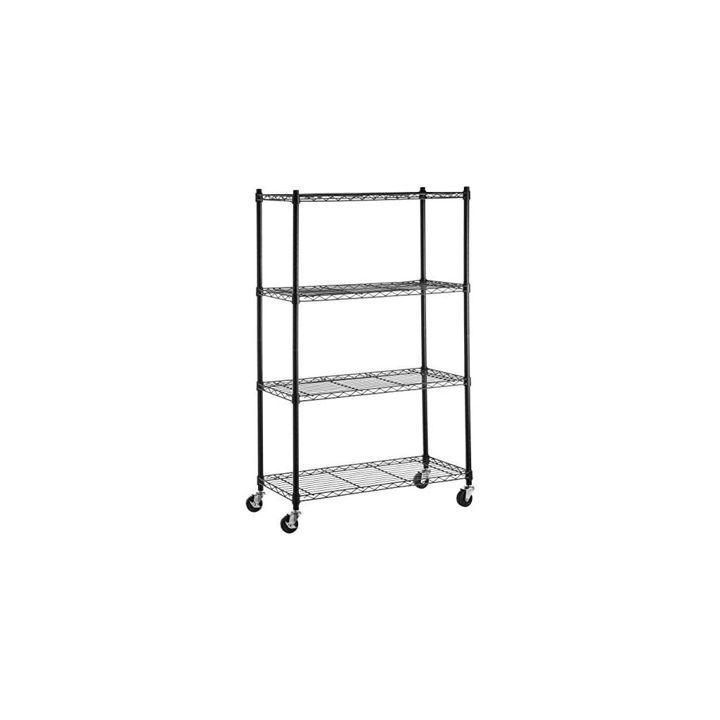 Amazon Basics 3Shelf Adjustable, Heavy Duty Storage Shelving Unit