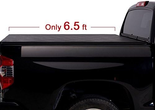 Yumy 1pc 6.5' (78") Soft Tri-Fold Tonneau Cover For 1999-2007 Silverado/Sierra Fleetside Bed (Not Fit Stepside Bed or Models With Factory Utility Track System)