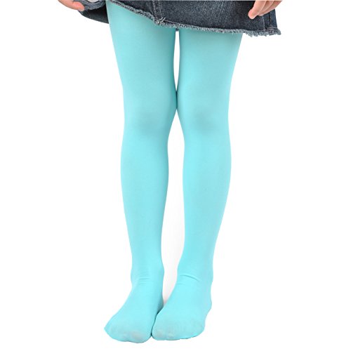 light blue opaque tights