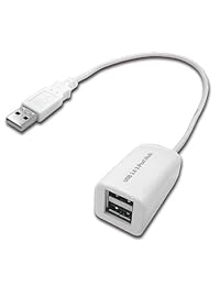 Concentrador de 2 puertos alimentado por bus USB 2.0