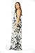 Riviera Sun 21619-BC-XL Summer Dresses Maxi Dress Sundresses for Women Black/Cream