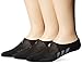 adidas Men's Climacool Superlite Super No Show Sock (3-Pair), Black/Graphite/Medium Lead, Large