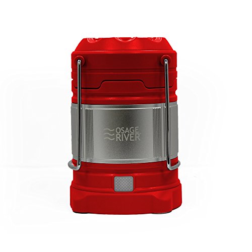 Osage River LED Lantern with USB Power Bank (Red LED Lantern with USB Power Bank)