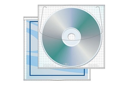Modified Jewelpakâ„¢ CD/DVD sleeve with Safety-sleeveÂ® - Case of 1000