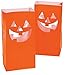 Fun Express Jack-O'-Lantern Pumpkin Silhouette Luminary Paper Bags | 36 Count | Great for Halloween Party Decorations