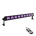 Black Light, OPPSK 27W Dimmable 9LED UV Bar by RF Remote Control for Birthday Glow in The Dark Party Supplies