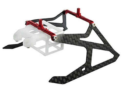 Microheli Aluminum/Carbon Fiber Landing Gear set (RED) - T-REX 150 DFC/150 X Microheli Aluminum/Carbon Fiber Landing Gear set (RED) - T-REX 150 DFC/150 X