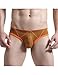 Zacoo Men Modal Contrast Color Underwear Pouch Brief Short Color L Coffee
