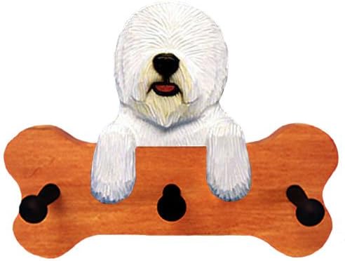 Old English Sheepdog Bone Hang Up MAPLE FINISH