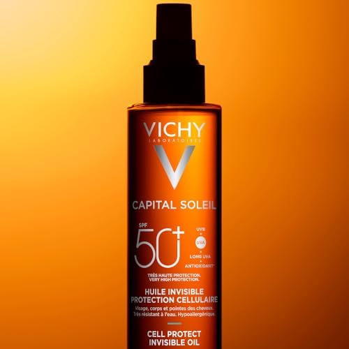 Capital Soleil Huile Solaire SPF50+ Visage Corps Cheveux 200ml