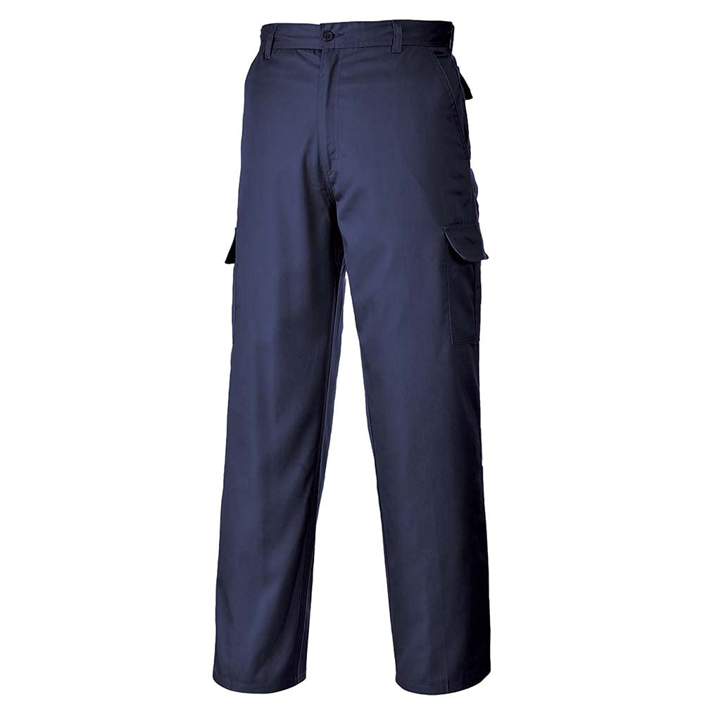 Portwest C701 Durable Reinforced Combat Trouser Navy Tall, 28
